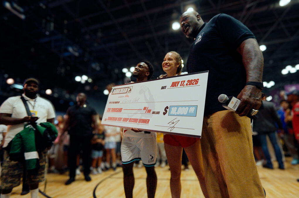 DUNKMAN athlete Darius Clark set a new world record