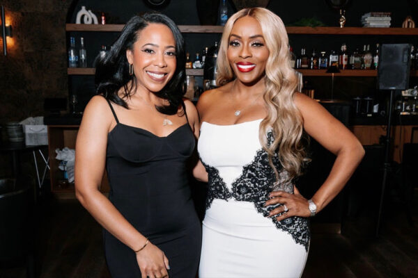 Dr. Stacii and Lindsey Granger snap a picture at the exclusive screening of, Put A Ring On It: CheatHab at The Realm Rooftop Bar & Lounge in Washington, DC on August 21, 2026. (Photo Credit: @MadebyStudioG)