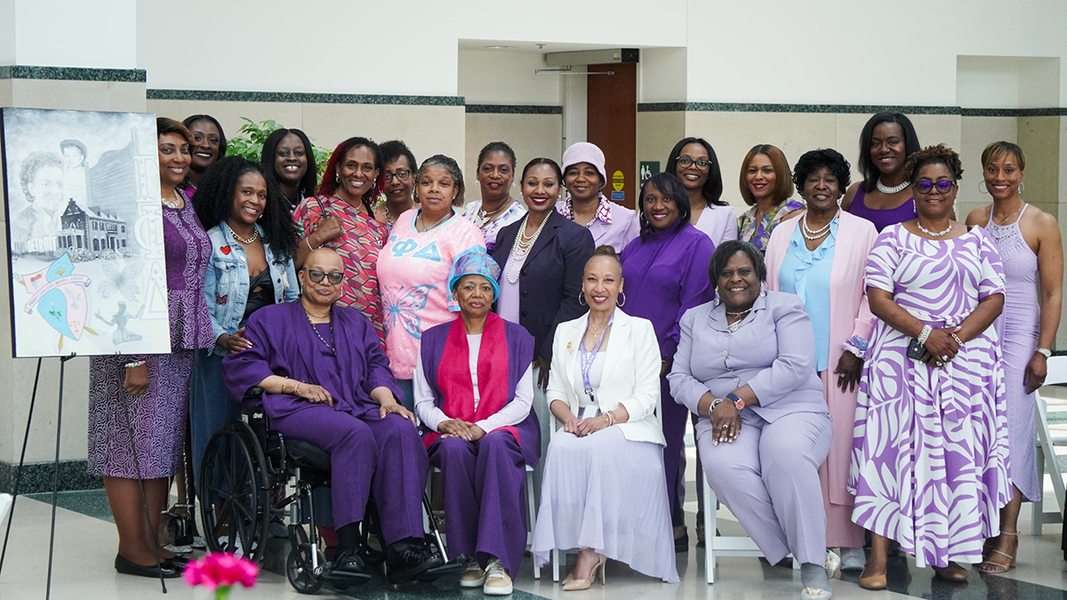 Members of Gamma Phi Delta Sorority Incorporated