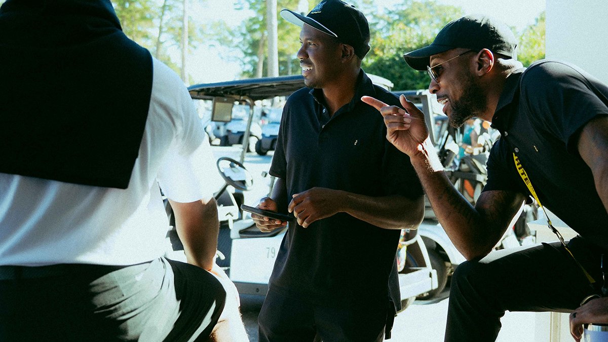 NFL Player, Patrick Peterson, Of Gold Links Chop It Off On Golf Course