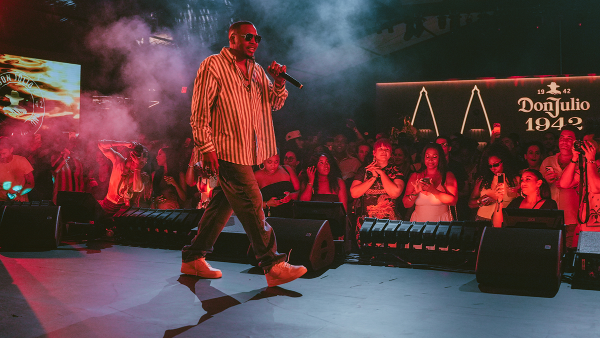 Nas performed at the Tequila Don Julio 1942 Port of Champions x Noble 33 after-party in New York City on Thursday, July 16.