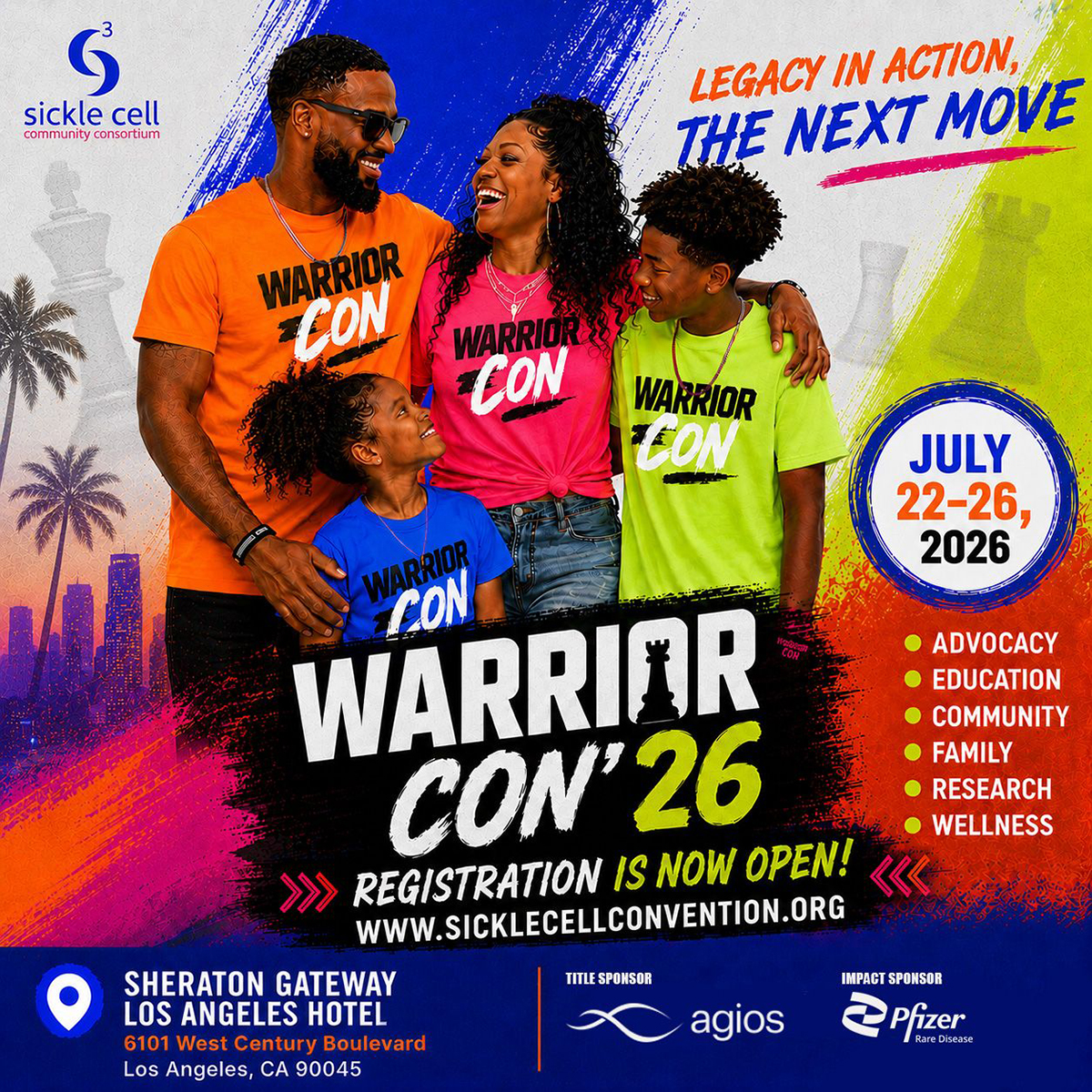 The Sickle Cell Community Consortium (SC3) has announced its 13th Annual Warriors Convention, "Warrior Con '26."