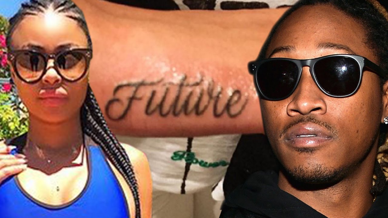 Blac Chyna pretends Future Tattoo isnt real by asking fans to write her  name with a sharpie  FOC