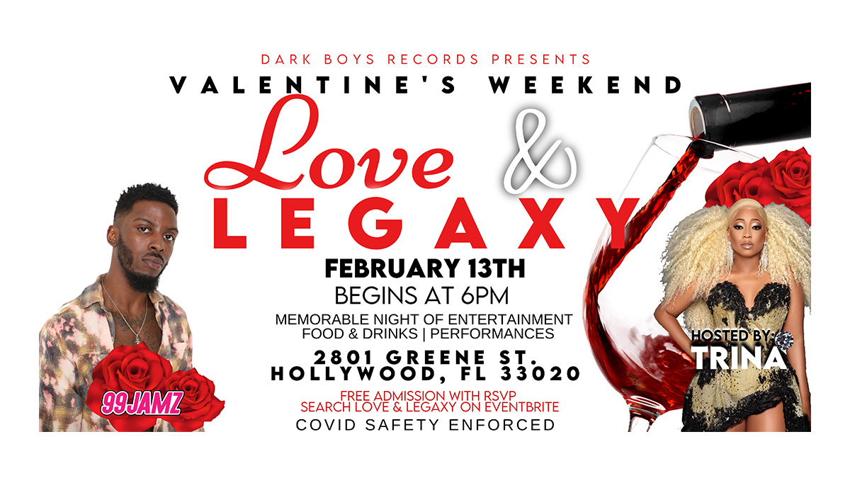 love and legaxy event flyer