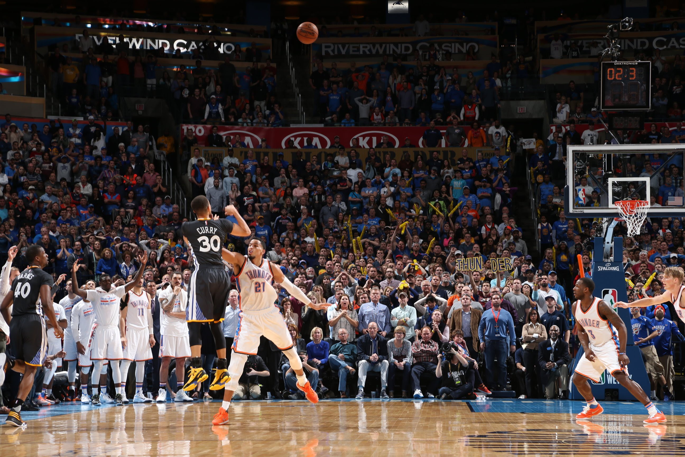 ...around the world call Steph Curryâ€™s game winning three pointer from Febr...