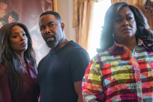 Why Did I Get Married Again? (L-R) Tasha Smith as Angela, Michael Jai White as Marcus and Jill Scott as Sheila in Why Did I Get Married Again? Cr. Chip Bergmann/Perry Well Films 2/NetflixWhy Did I Get Married Again? (L-R) Tasha Smith as Angela, Michael Jai White as Marcus and Jill Scott as Sheila in Why Did I Get Married Again? Cr. Chip Bergmann/Perry Well Films 2/Netflix